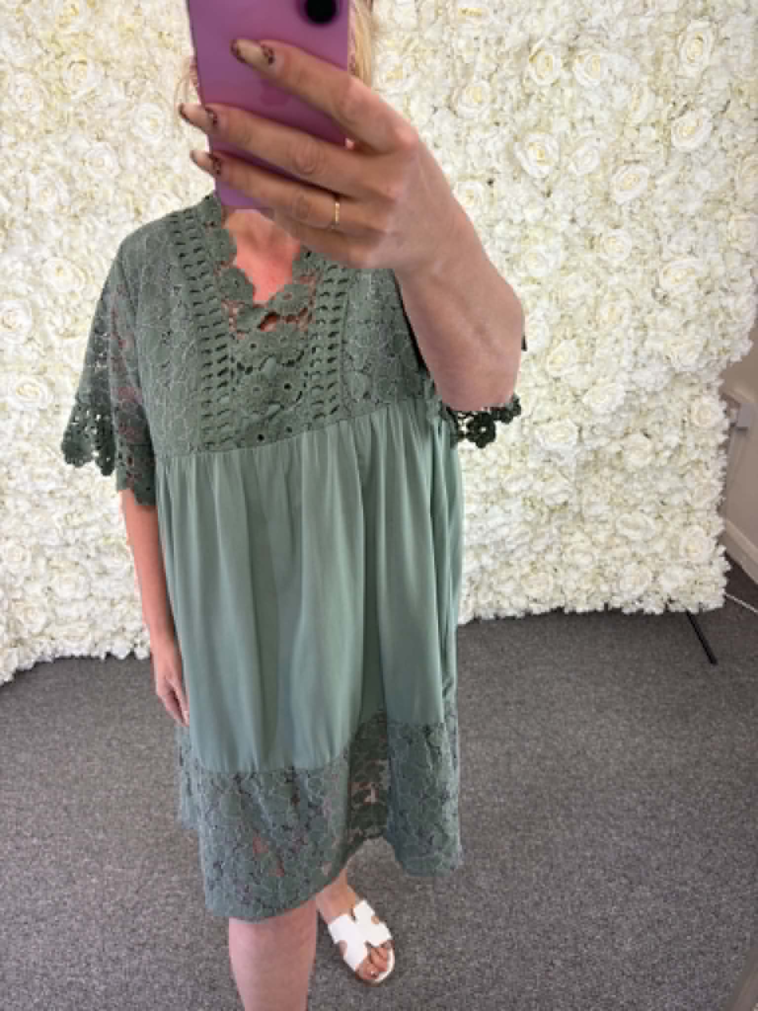 ROMI - Crochet Dress 14 to 22