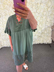 ROMI - Crochet Dress 14 to 22