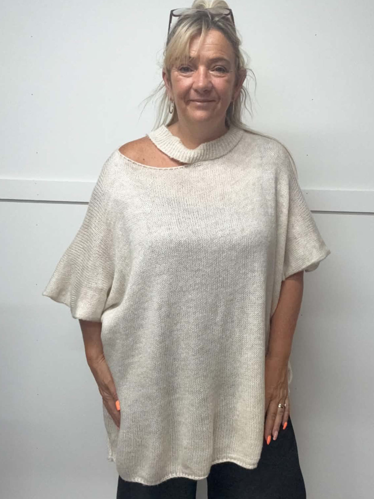 LYDIA - Cut Out Shoulder Jumper 16 to 24/26