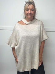 LYDIA - Cut Out Shoulder Jumper 16 to 24/26