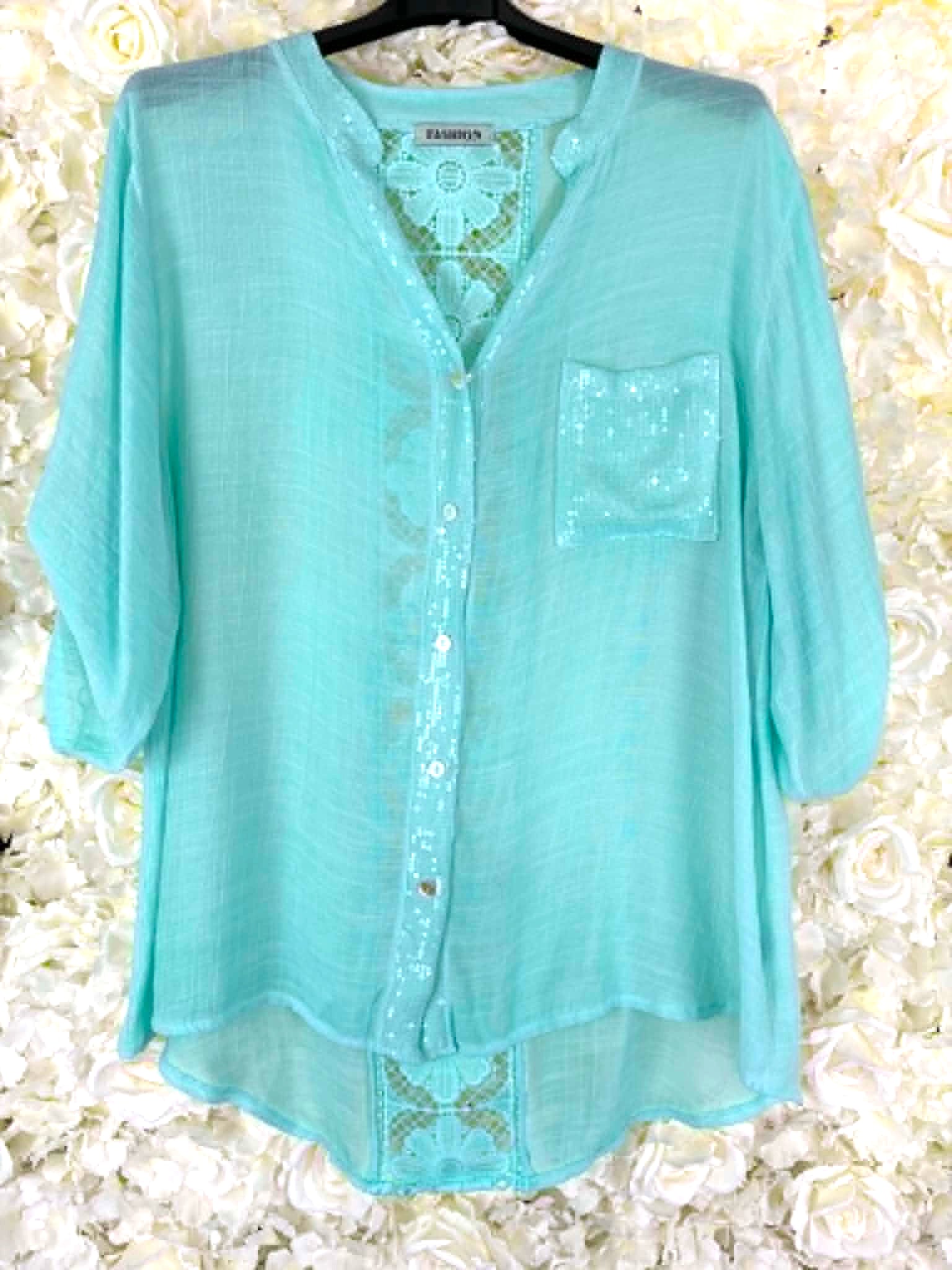 AMELIE - Sequin Blouse 12 to 18