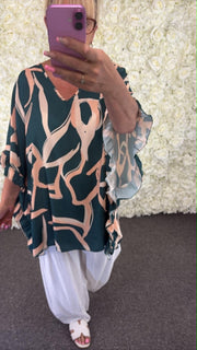 Hera - Ruffle Edge Blouse 16/18 to 24/26