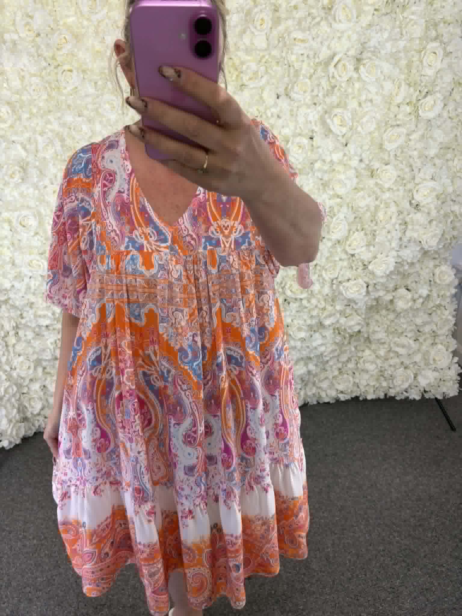 MARCELLA - Midi Smock Dress 16 to 24