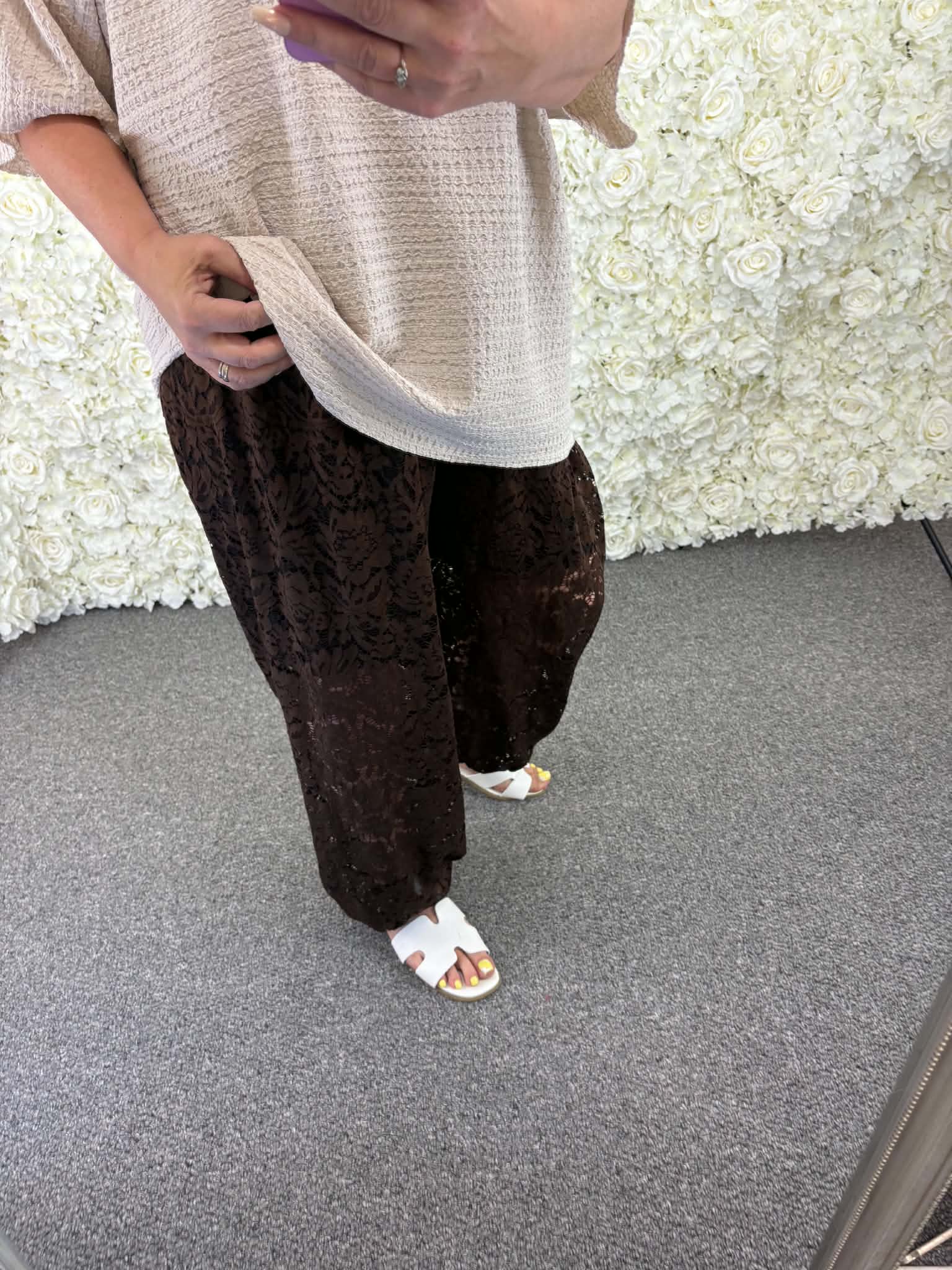 avril - Lace Harem Trousers 16 to 24