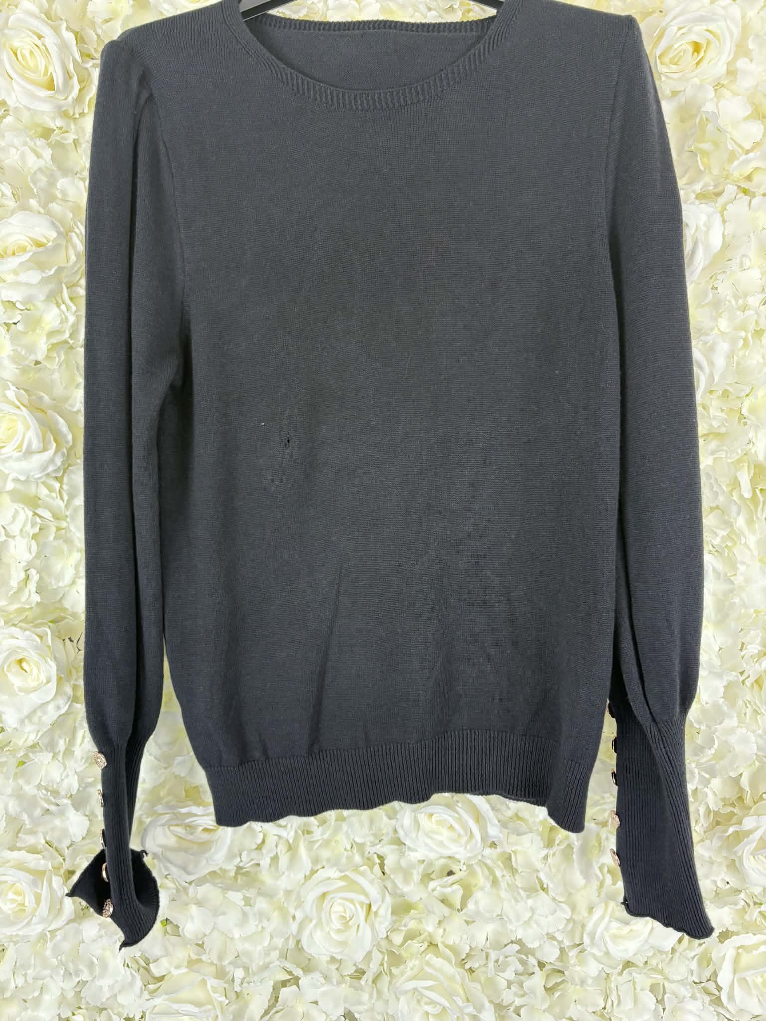 Ottie - Button Sleeve Jumper 12 to 22/24