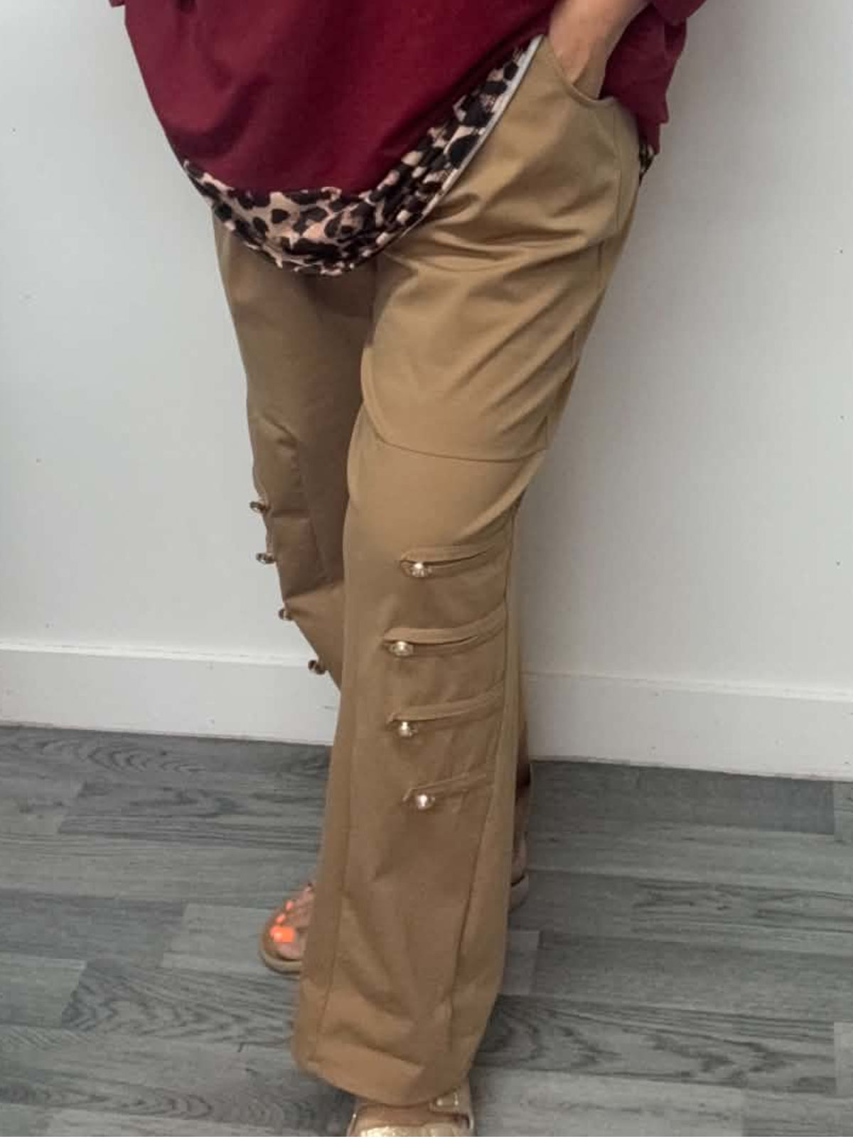 MANDY - Military Style Trousers 16 to 26