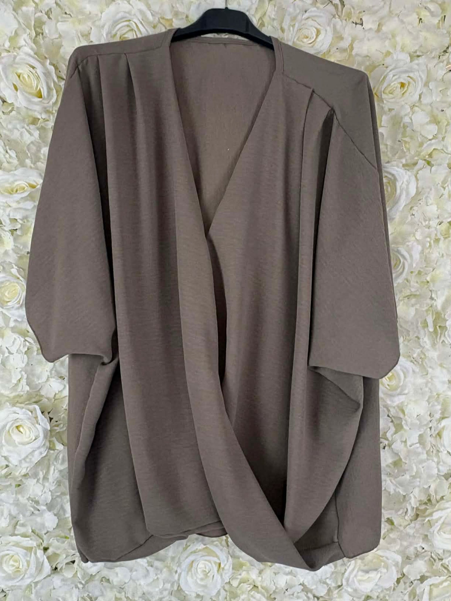 CARON - Bubble Hem Wrap Blouse 16 to24/26