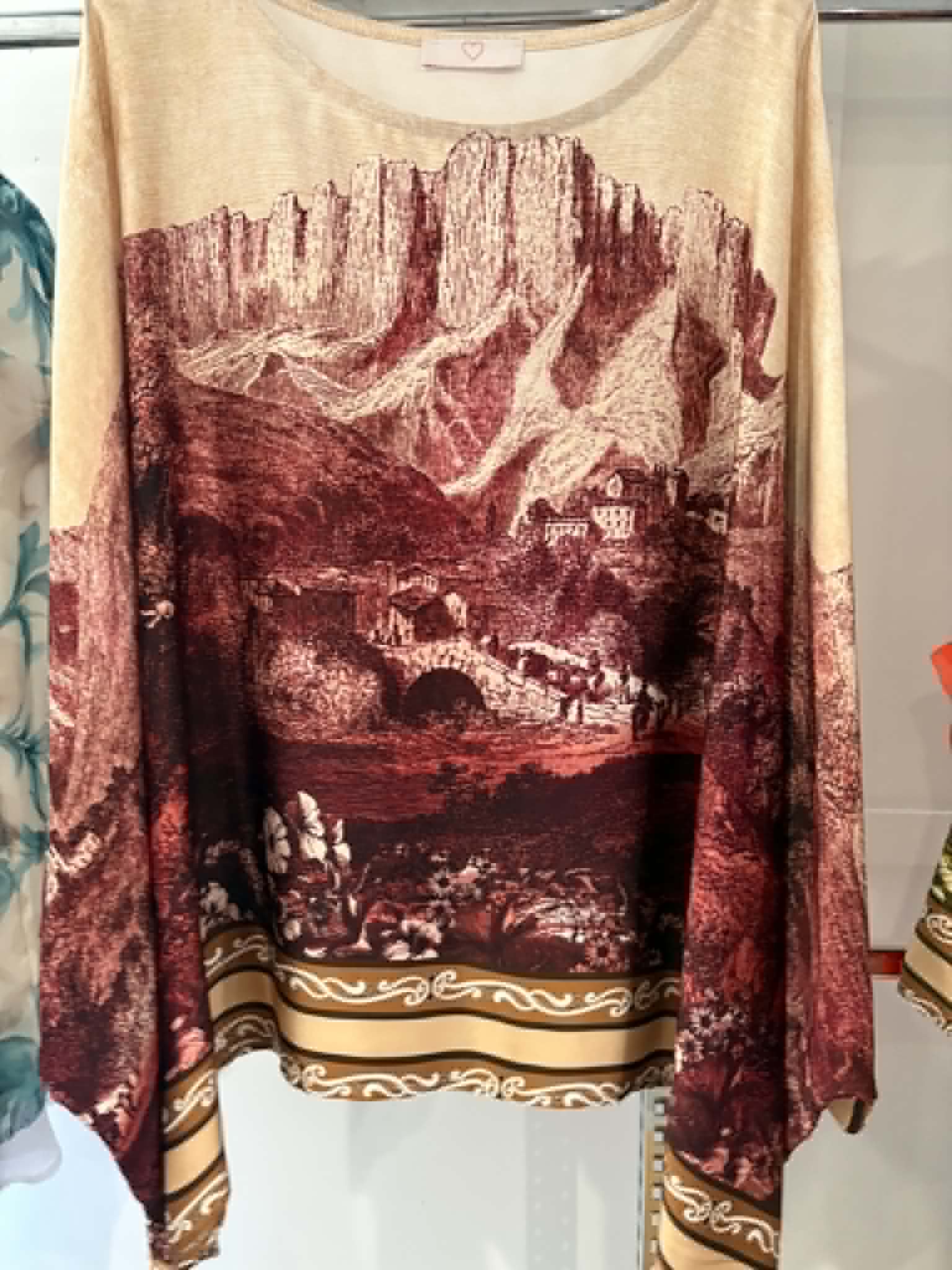 TONI - Patterned Blouse 14 to 24