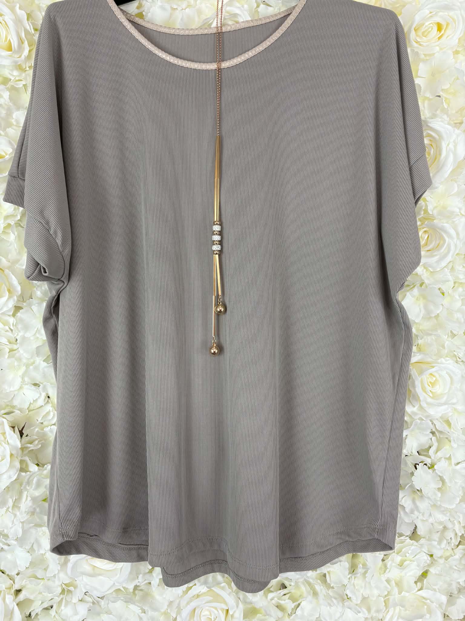 Sharon - Ribbed Top 14 to 22/24