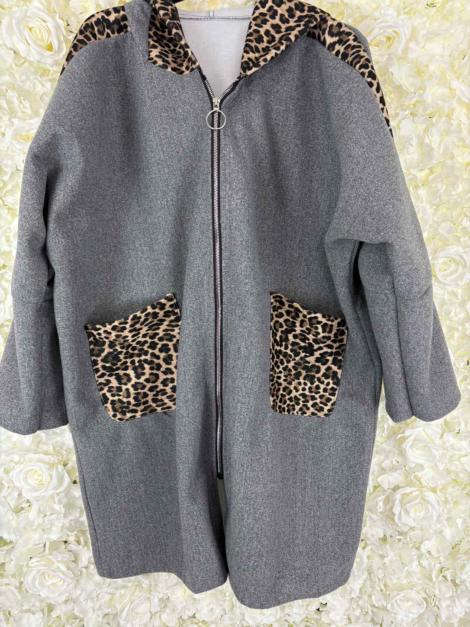 Avron - Leopard Print Hooded Jacket 14 to 24