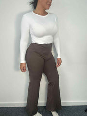 Anna -  High Waist Flared Energy Leggings