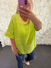 Dora - Sequin Cotton Blouse 12 to 20/22