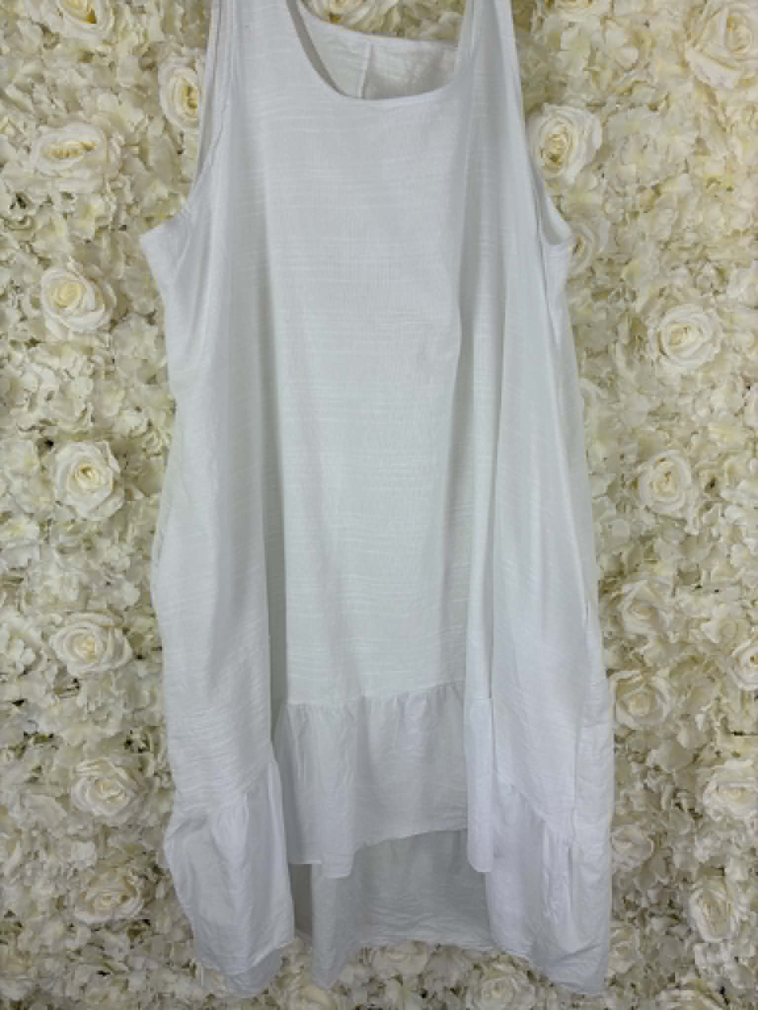 Toni - Linen Mix Dress 16 to 24