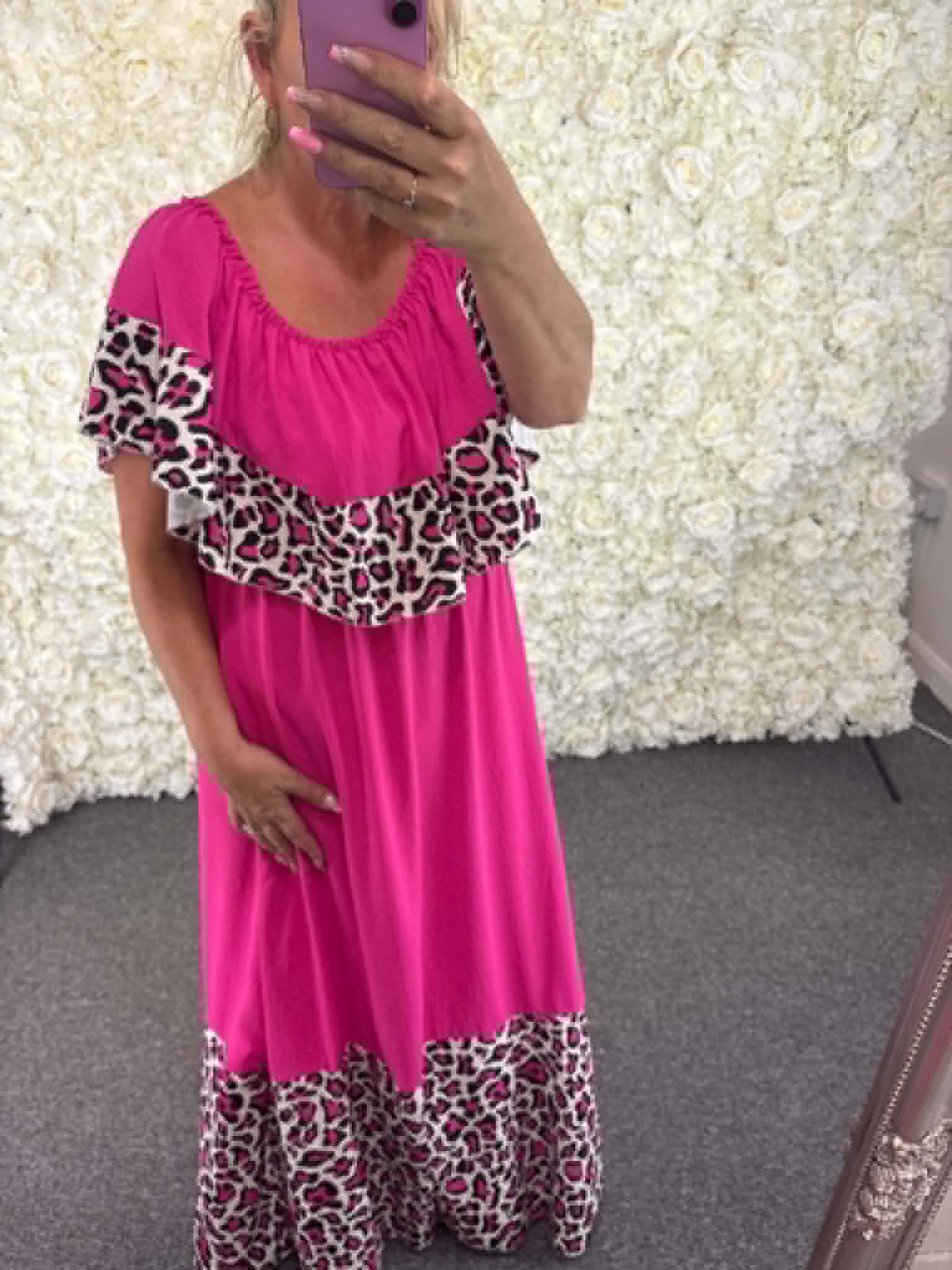Dylan-  Leopard Print Maxi Dress 14 to 24