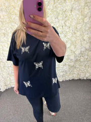 PATRIZIA - Bling Butterfly T-Shirt 14 to 24
