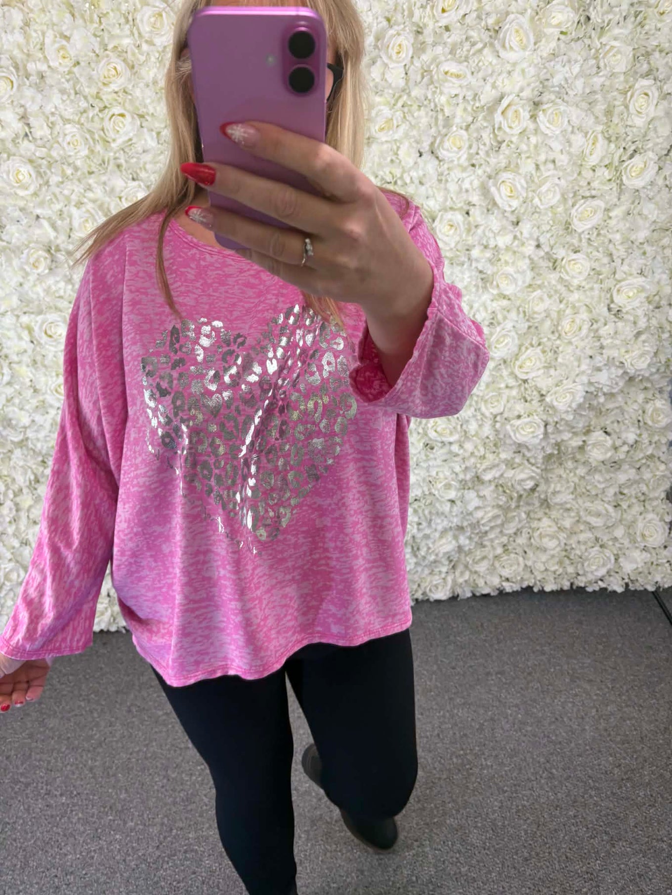 Cassie - Animal Print Hear Top 14 to 22/24