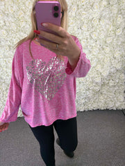 Cassie - Animal Print Hear Top 14 to 22/24