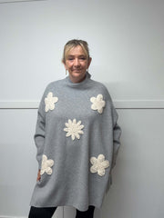 ANEKA - Crochet Flower Jumper 16 to 24/26