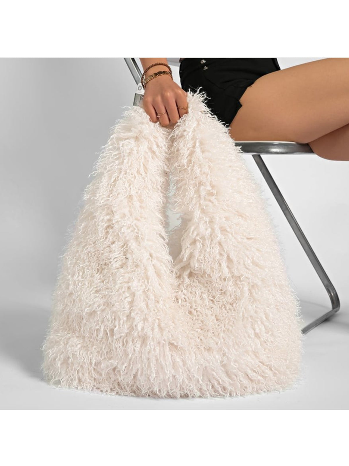 VALLENTINA - Faux Fur Bag