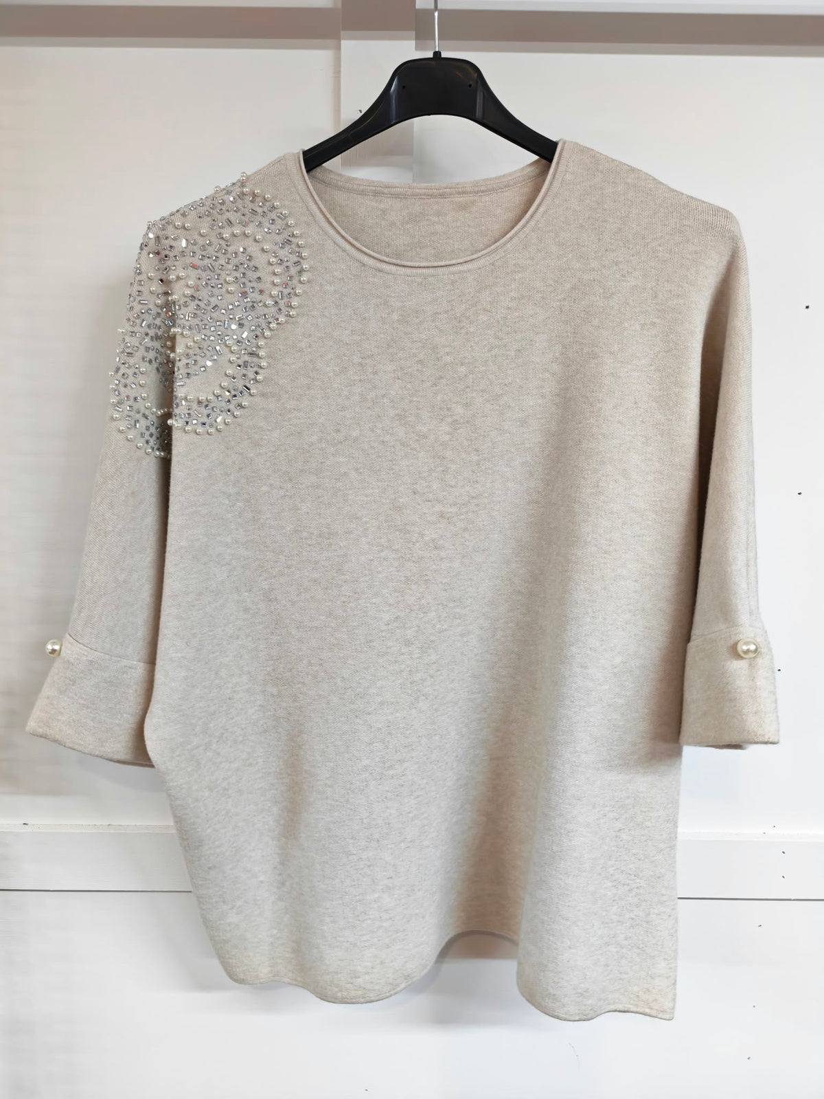 NANCY - Bling & Pearl Jumper 14 to 24