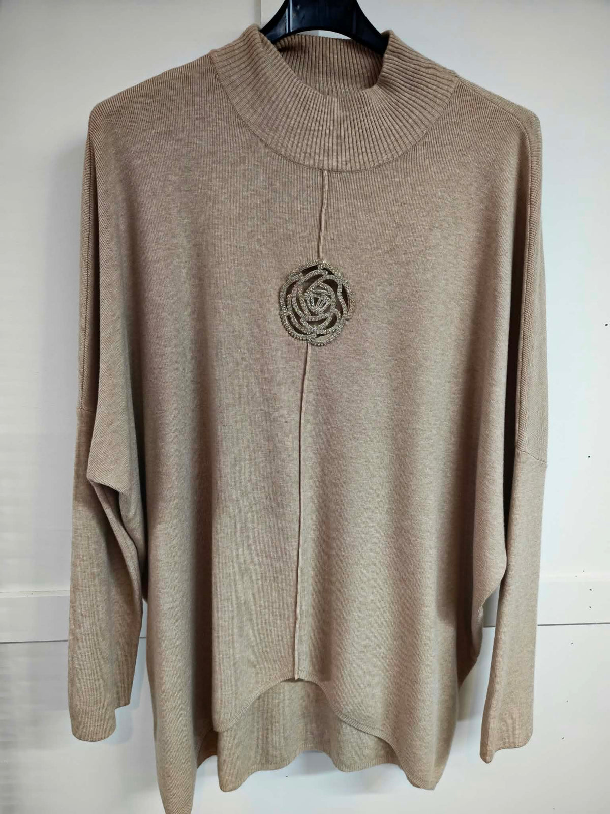 STEVIE - Bling Flower Jumper 14 to 26
