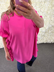 ALEX - Ruffle Side Blouse 16 to 24