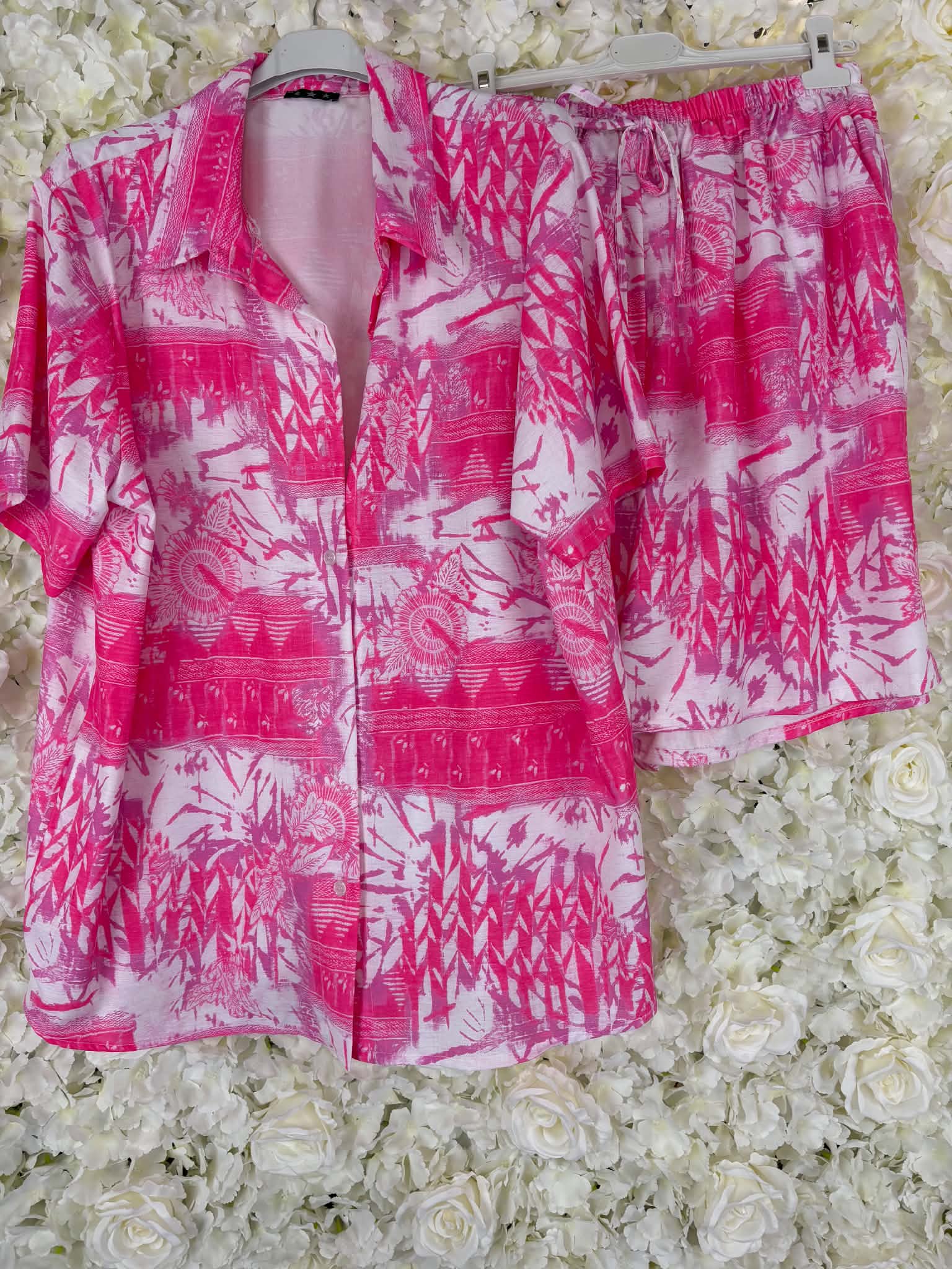 Rhonda - Patterned Short Set 14 to 24