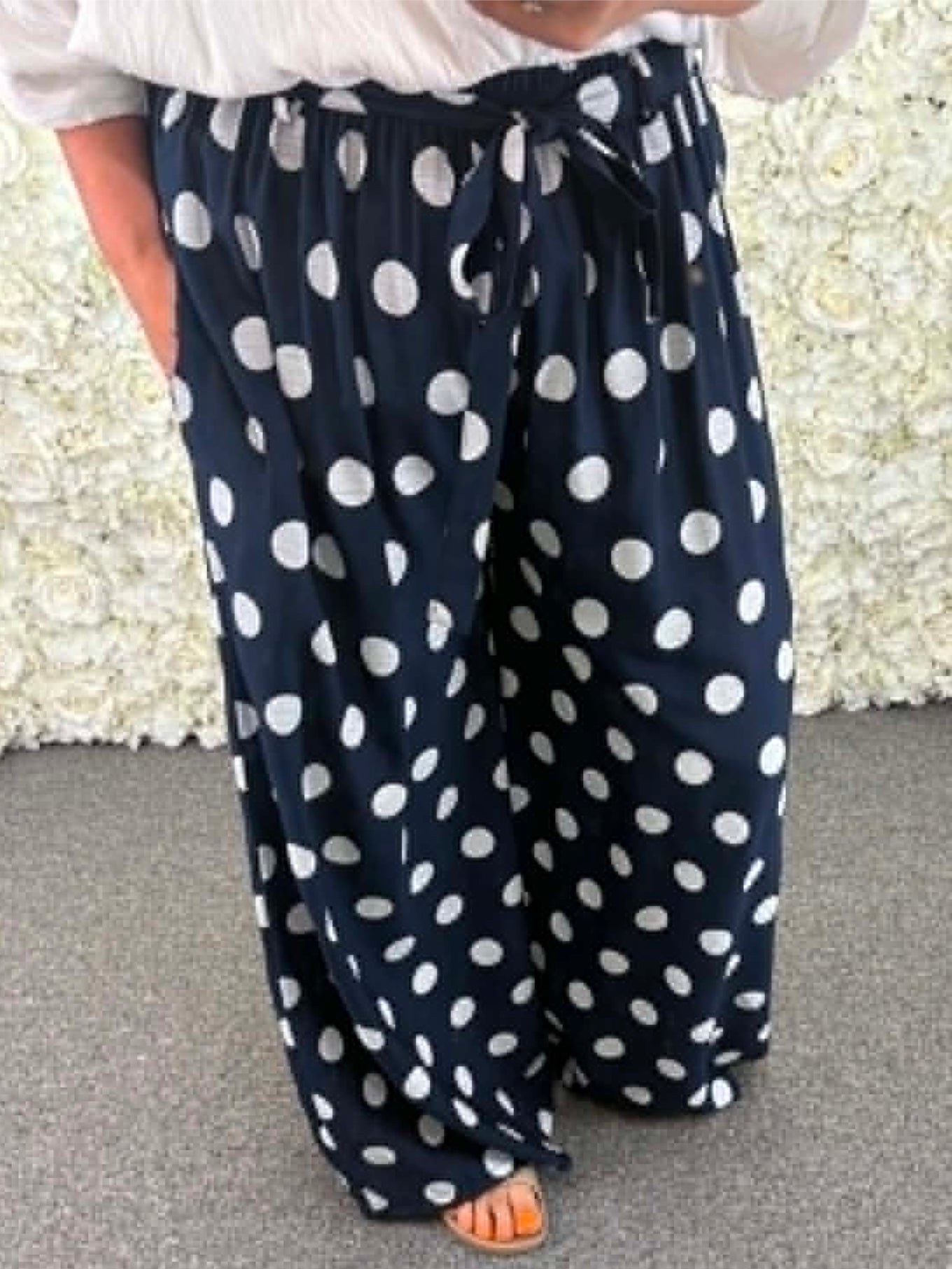 LEANDRA - Polka Dot Trousers 14 to 24