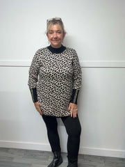 Ellery - Leopard Print Bling Jumper 12 to 22/24