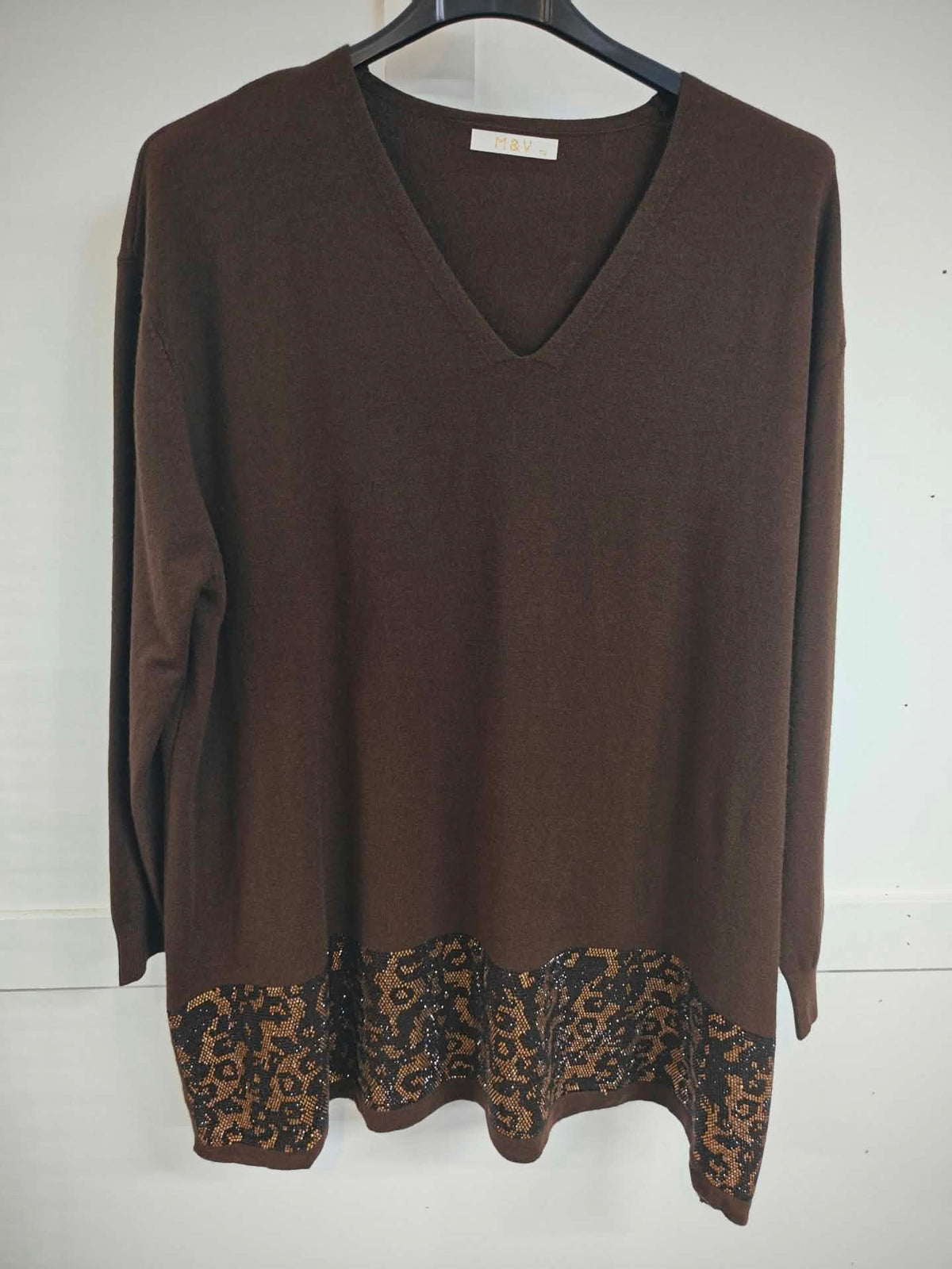 FIA - Bling Hem Jumper 14 to 24 - Jane's Boutique