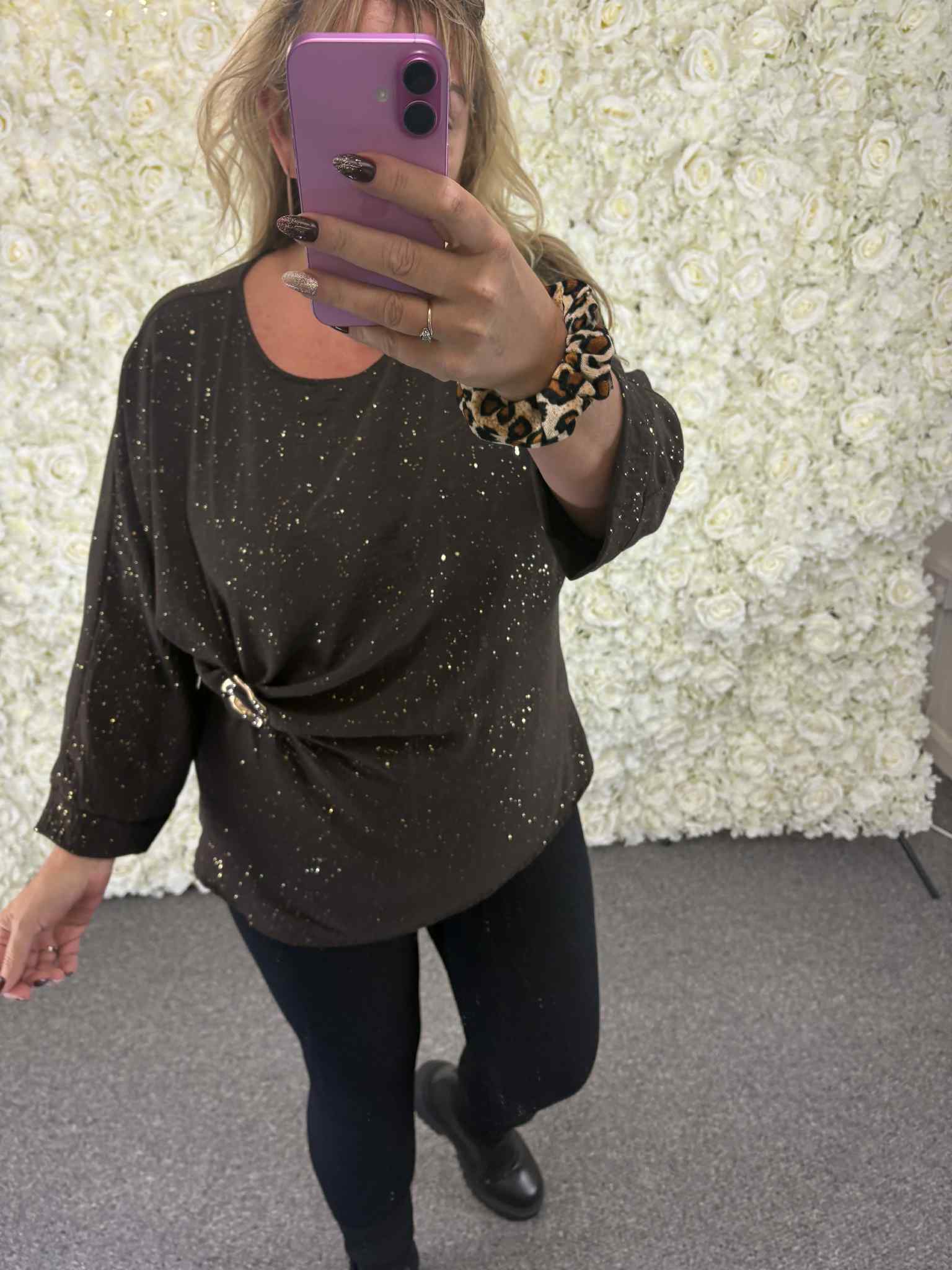JESS - Sparkle Buckle Blouse 12 to 20
