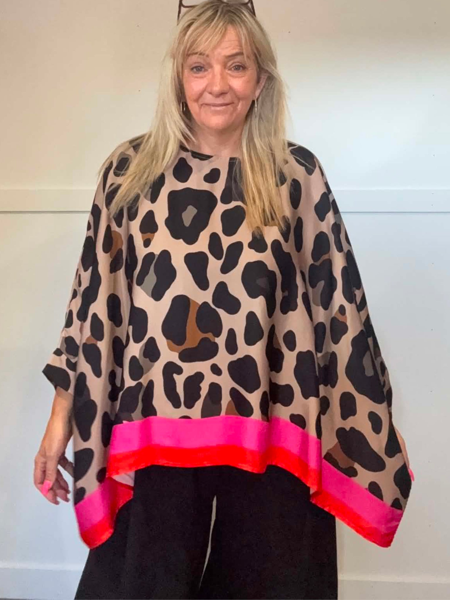 CAMILLA - Leopard Print Blouse 14 to 24