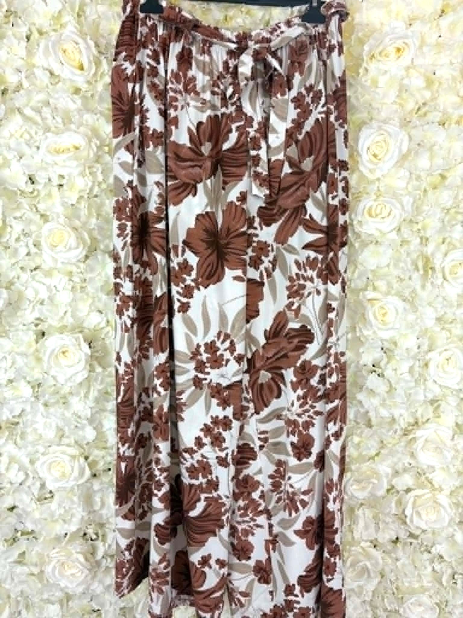 CECILIA - Floral Trousers 14 to 24