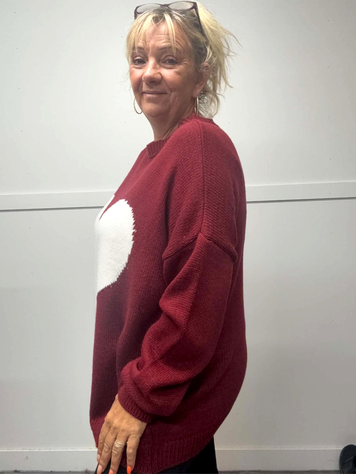 ADA - Knitted Heart Jumper 14 to 24