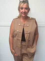 DOLLY - Military Style Gilet 14 to 24