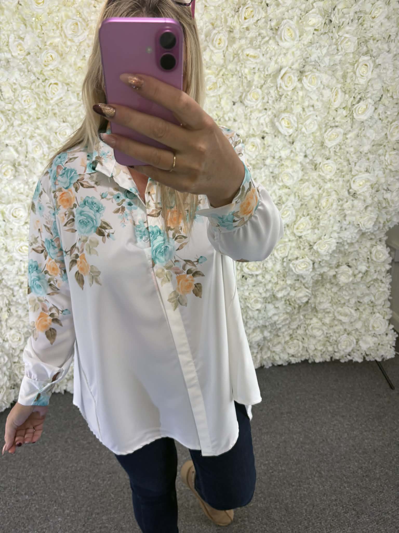 AURORA - Floral Blouse 16 to 24