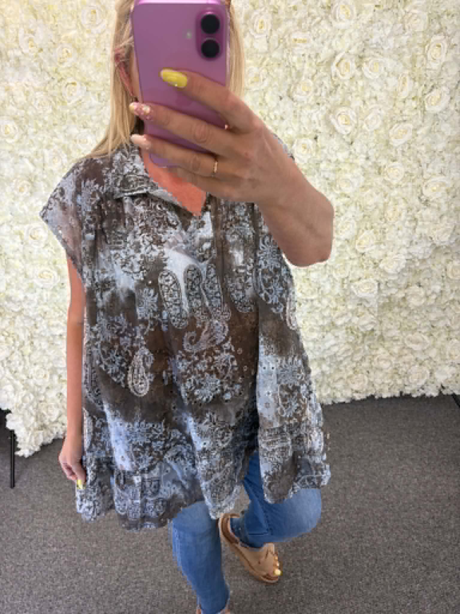 Scarlett - Patterned Blouse 14 to 24