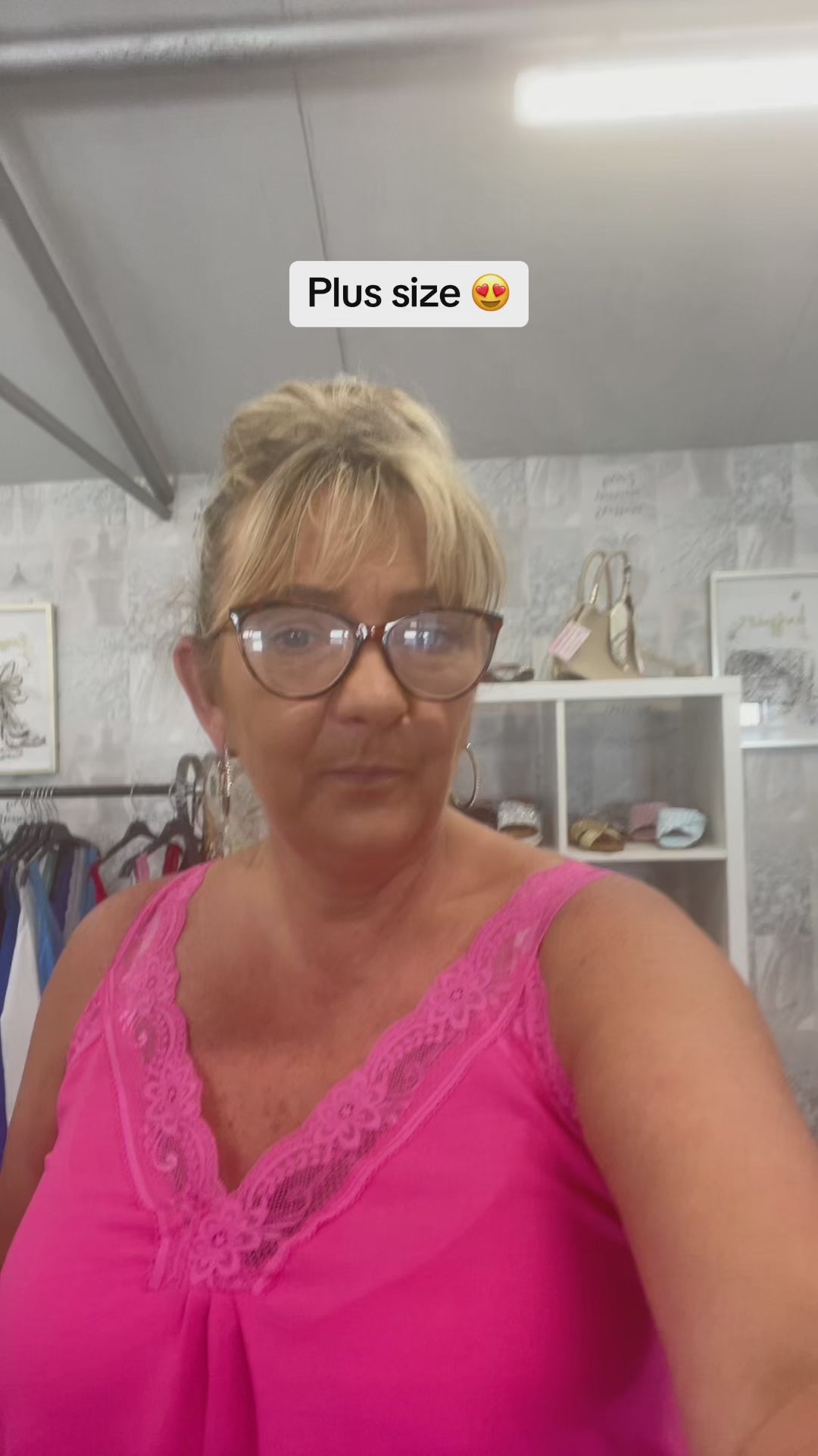 Load video: Jayla - Lace Strap Vest 12 to 22/24