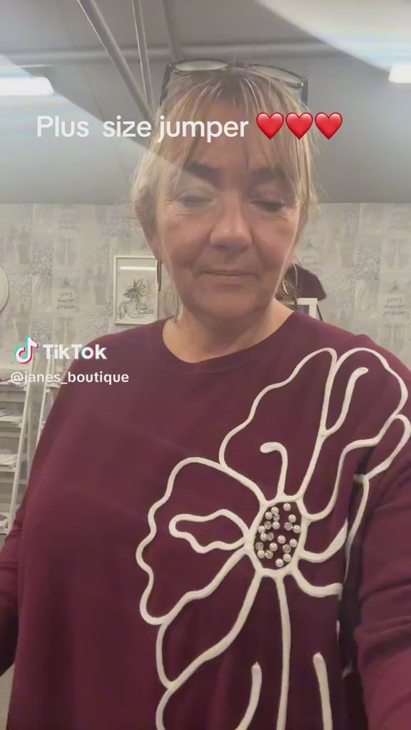 Load video: EVE - Bling Flower Jumper 14 to 24