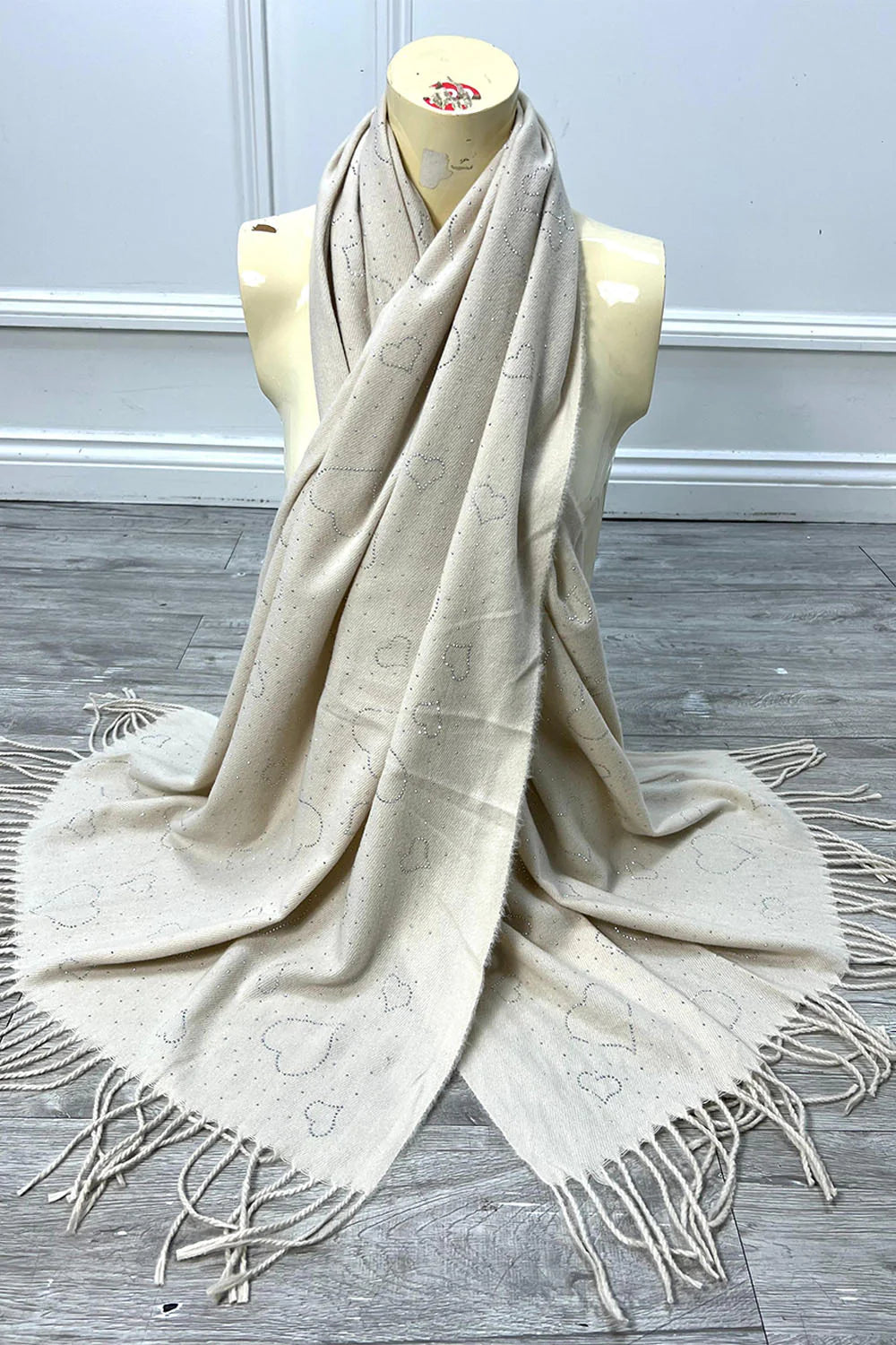 April - Bling Heart Scarf