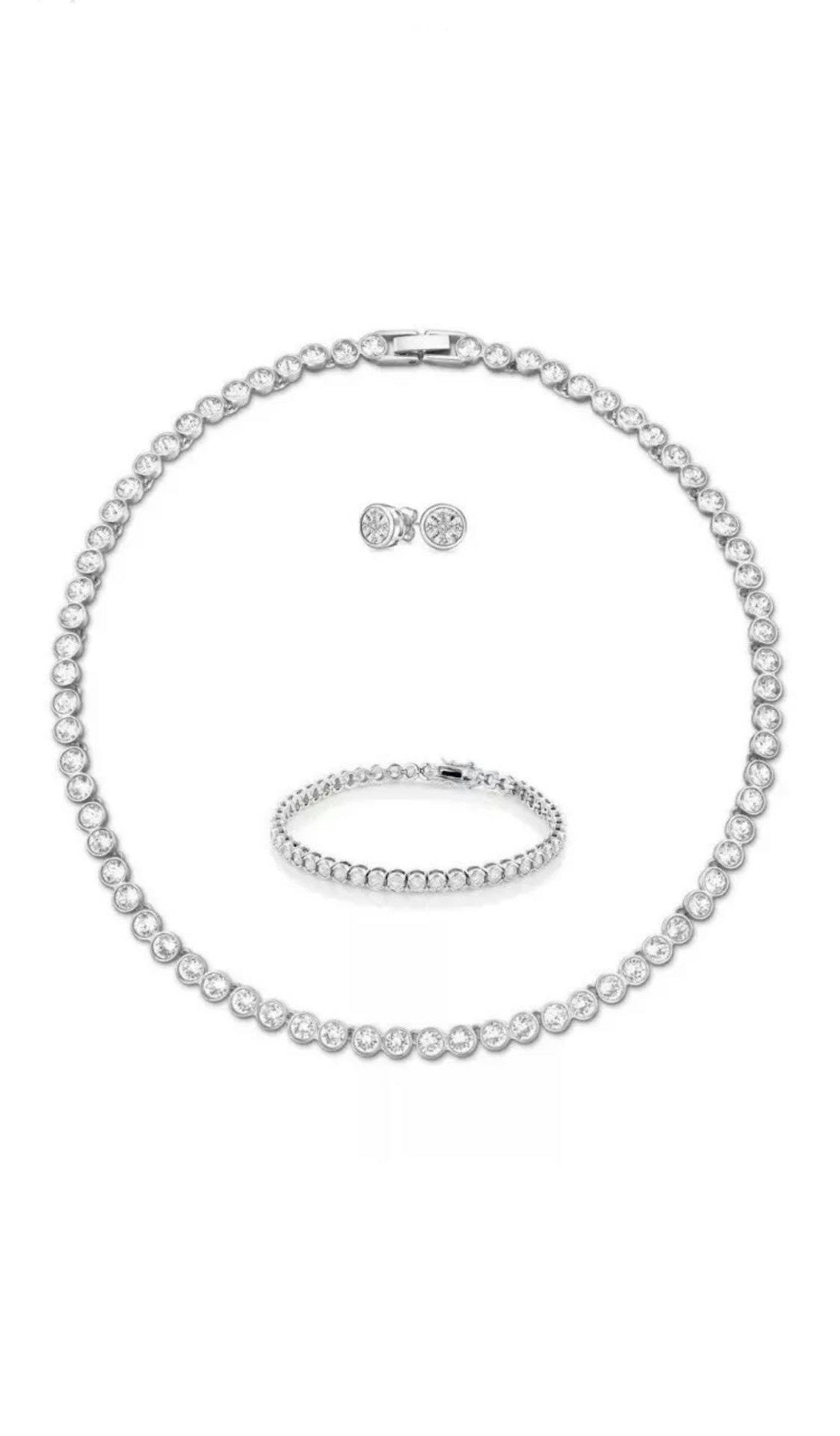 Classic - 3 Piece Diamante Necklace Set